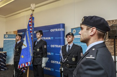 Ilustrační foto. Slavnostní nástup příslušníků Policie ČR na Nové radnici. Autor: Jiří Zerzoň