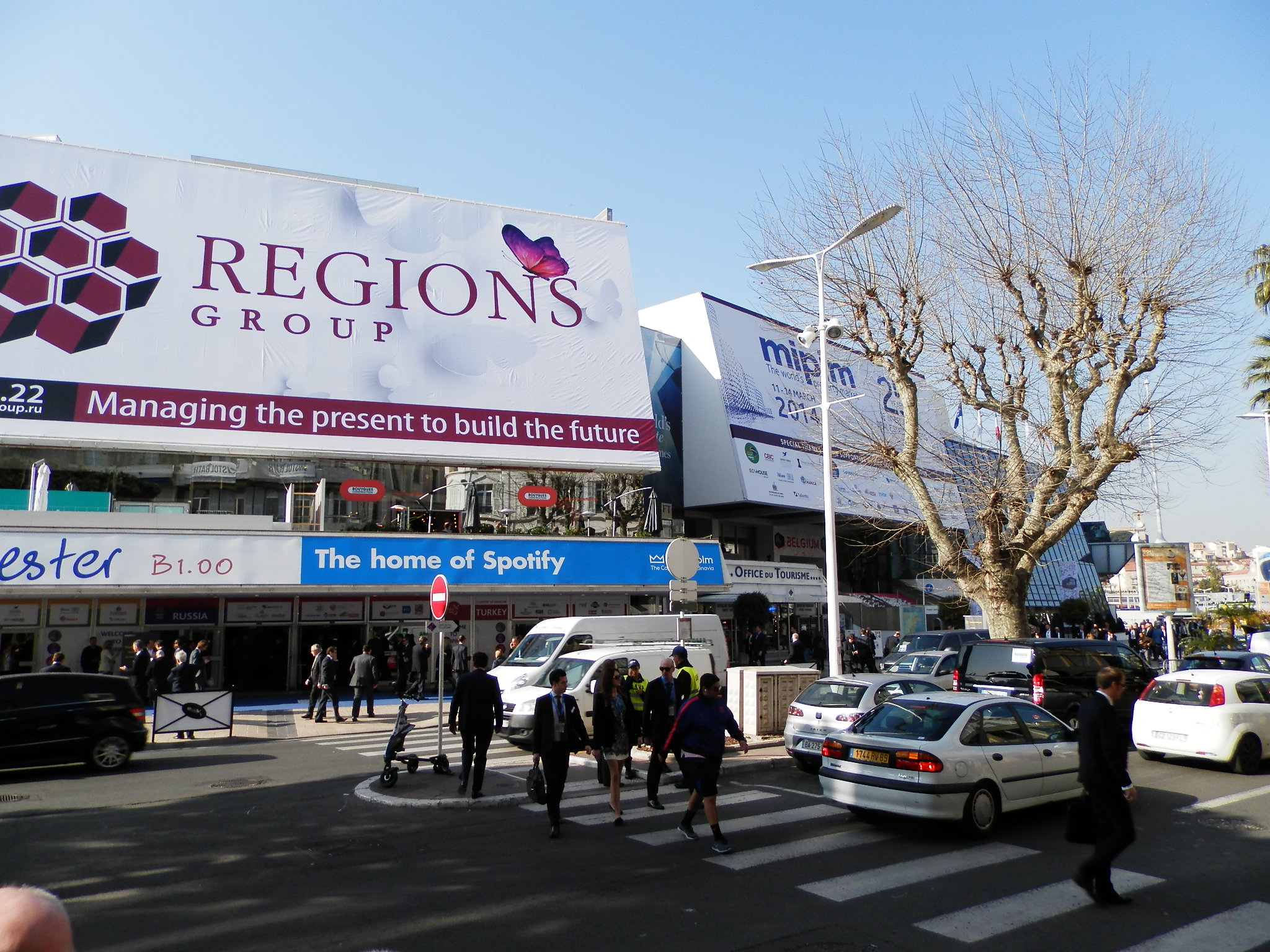 Festivalový palác v Cannes, dějiště veletrhu MIPIM.