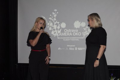 Zahájení festivalu se zúčastnila náměstkyně primátora Lucie Baránková Vilamová. Foto: OKO