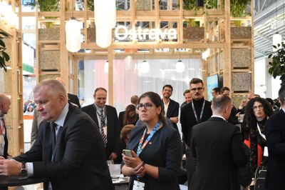 Stánek Czech Cities & Regions přitahoval pozornost. Foto: MMO