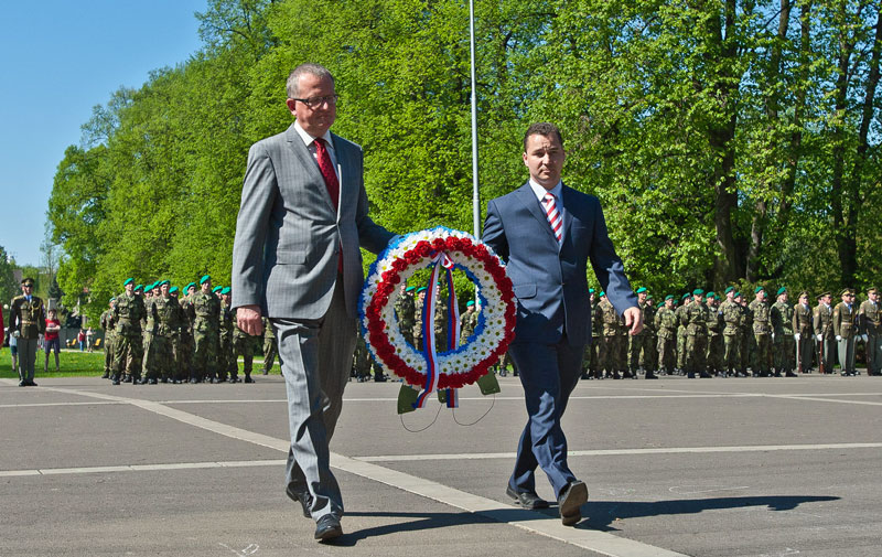 Náměstci primátora Ostravy T. Petřík a A. Boháč