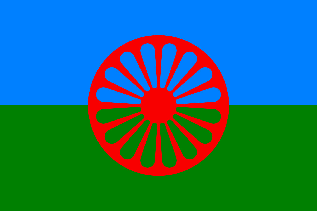 Romská vlajka. 