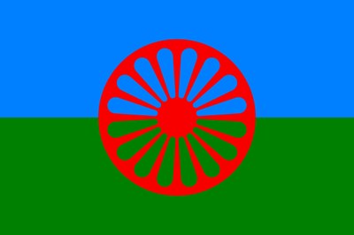 Romská vlajka. 