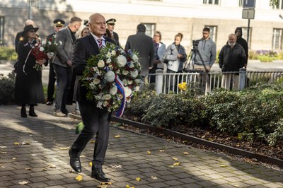 Slavnostní setkání k památce 28. října. Foto: Jiří Zerzoň