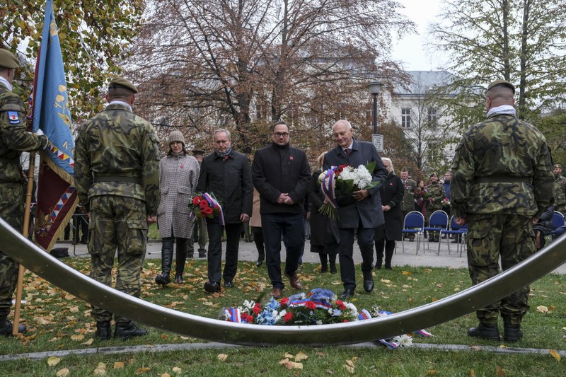 Ostrava uctila památku válečných veteránů Ostrava uctila památku válečných veteránů
