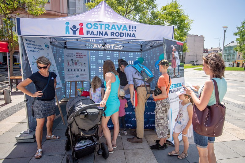 Jedna z městských akcí projektu Fajna rodina. Foto: Lukáš Kaboň