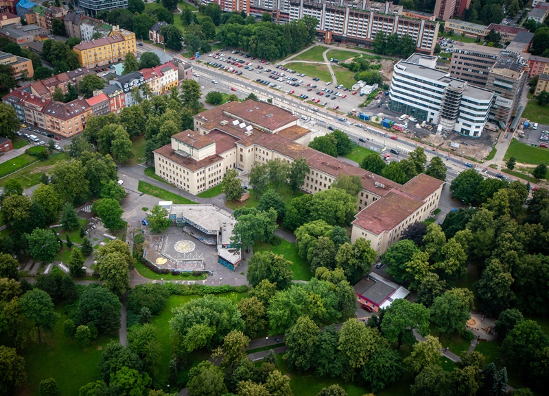 V prostoru za Domem kultury města Ostravy bude postavena nová koncertní hala. Foto: Lukáš Kaboň 