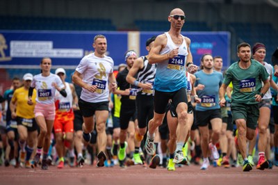 Letos se v Ostravě pod primátorskou záštitou konal premiérový ročník běžeckého závodu Emil Zátopek Ostrava Golden Marathon. Foto: Lukáš Kaboň