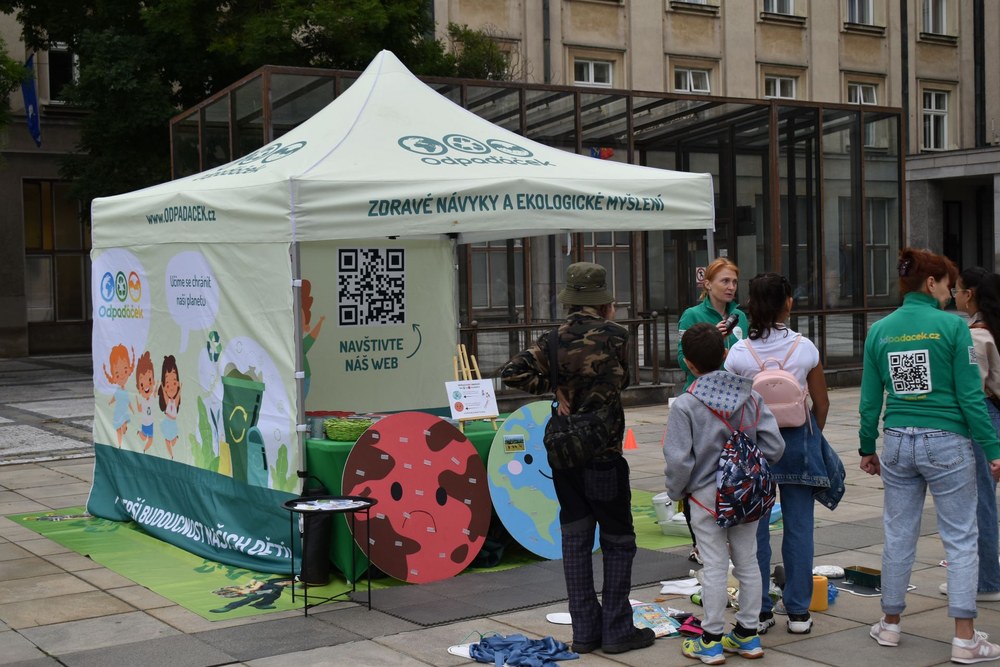 Ekoden 2025 před ostravskou Novou radnicí