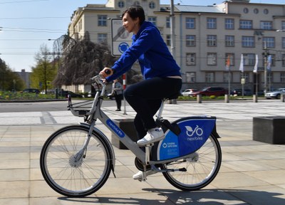 Stále více Ostravanů využívá systém sdílených kol. Foto: René Stejskal 