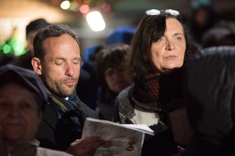 Primátor T. Macura a ředitelka Deníku P. Bittnerová.