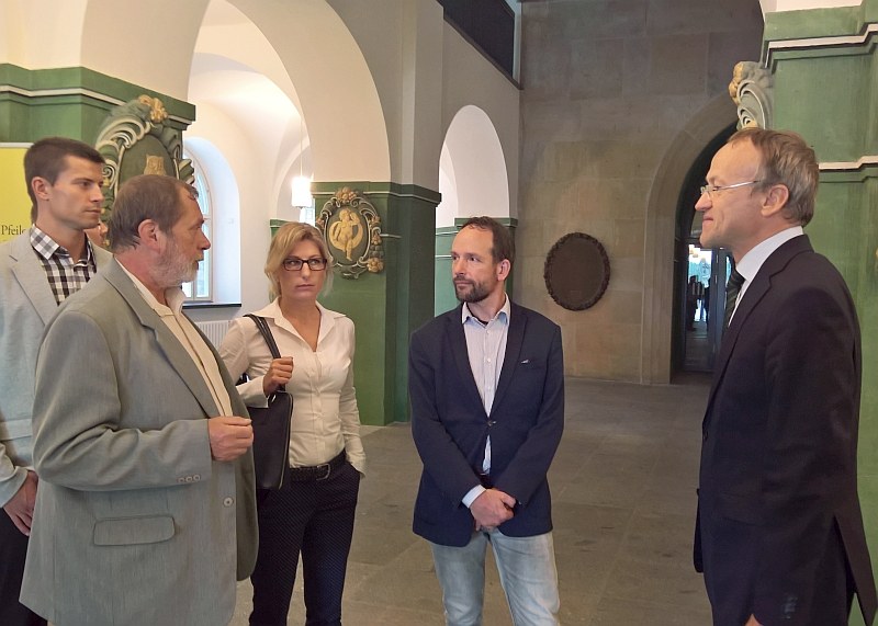 Ostravská delegace navštívila Drážďany Ostravská delegace navštívila Drážďany