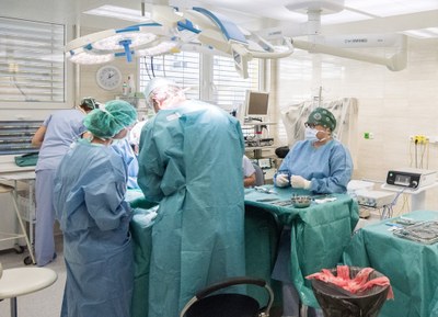 Součástí cvičné nemocnice bude i chirurgický sál.  Ilustrační foto: Lukáš Kaboň