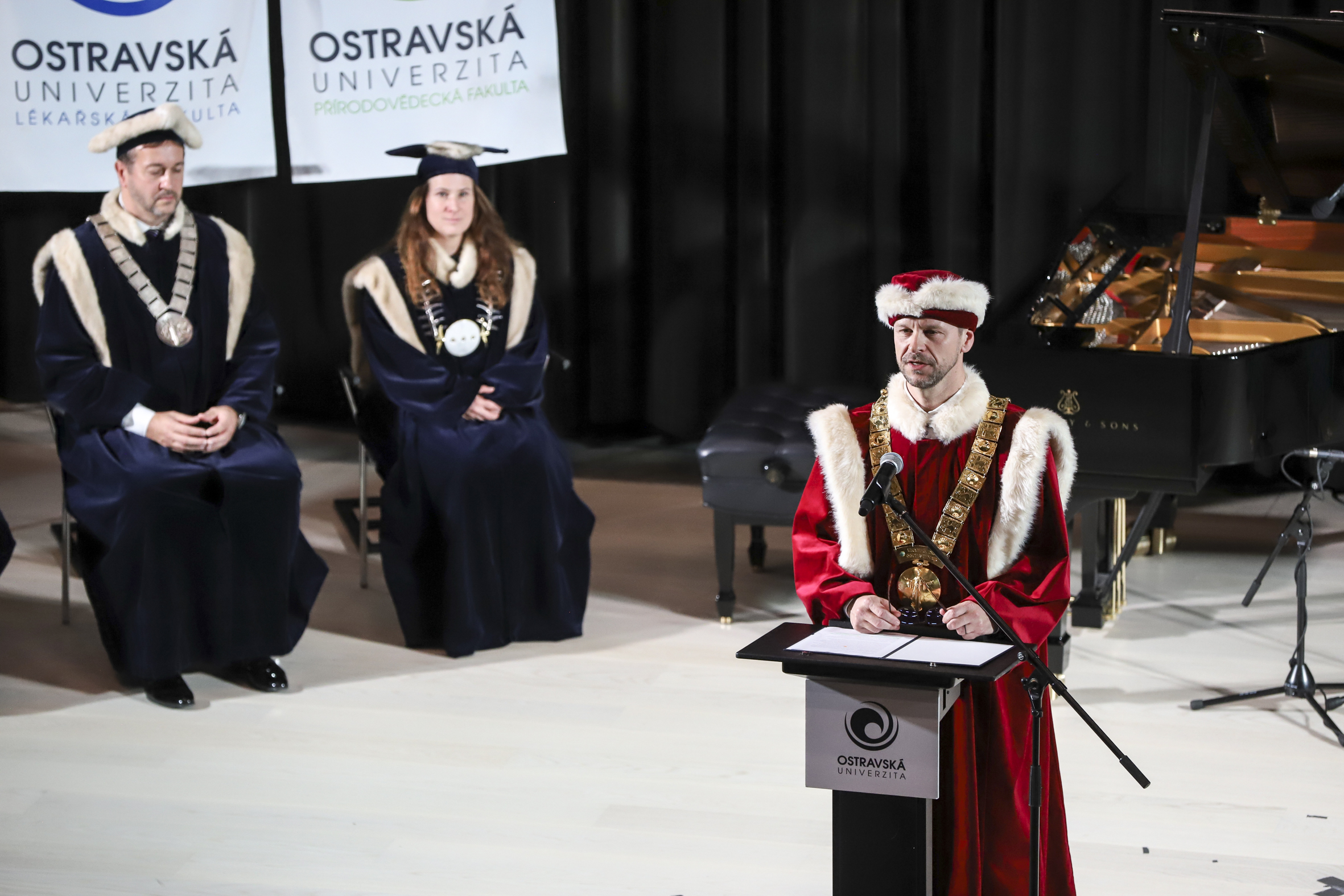 Petr Kopecký, nový rektor Ostravské univerzity. Foto: Adolf Horsinka