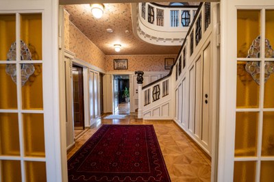 Přepychová vstupní hala Grossmannovy vily. Foto: Jan Vlček