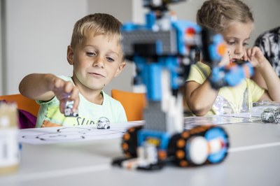 Ilustrační foto. Dětský kroužek robotiky. Foto: Jiří Zerzoň