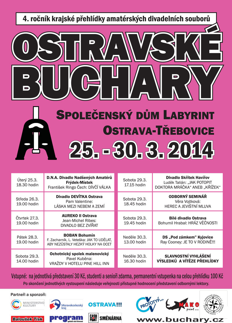 Program amatérských divadel.