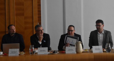 Tisková konference ke změnám v tramvajové dopravě. Foto: MMO