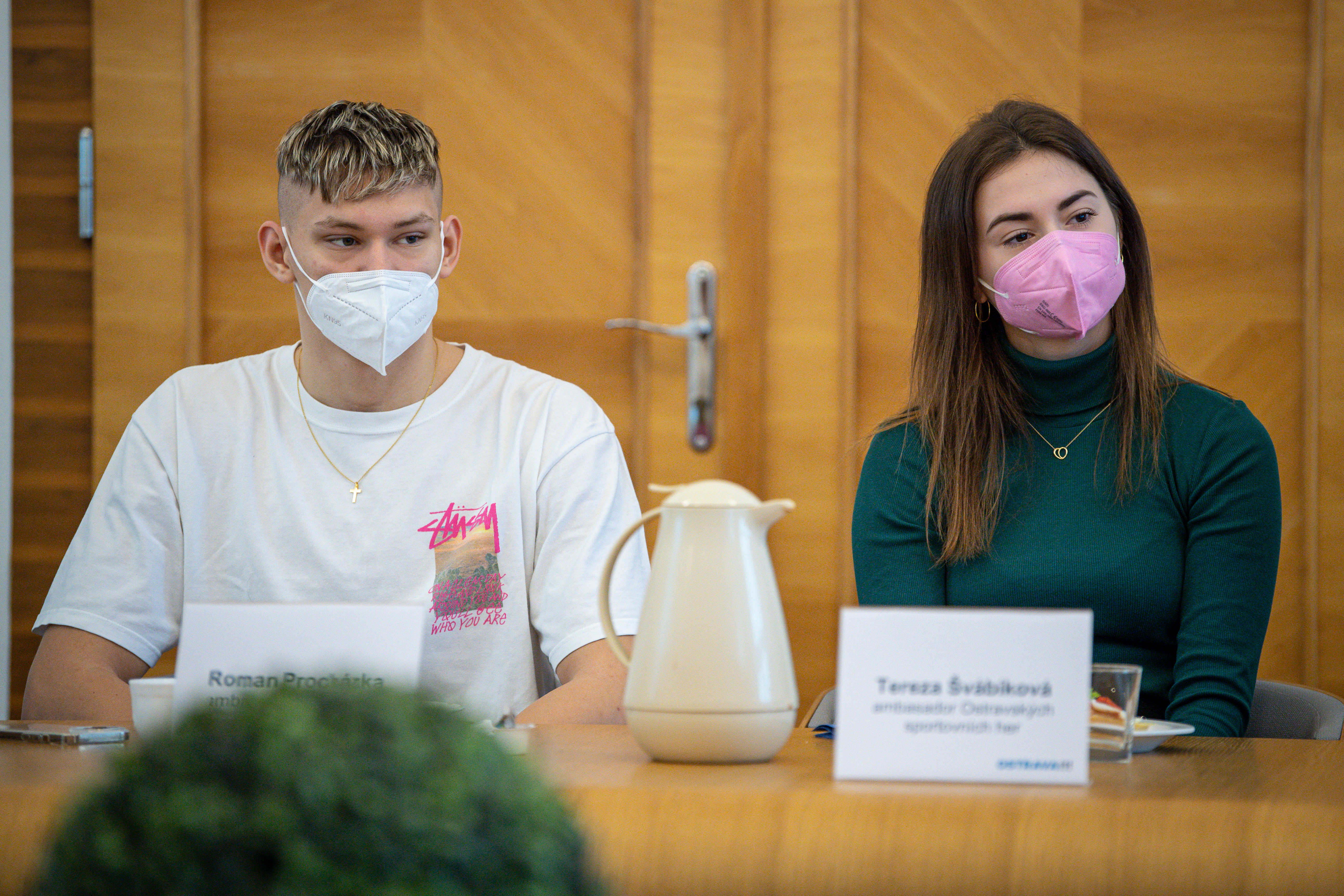 Ambasadory 2. ročníku Ostravských sportovních her jsou Tereza Švábíková a Roman Procházka. Foto: Lukáš Kaboň