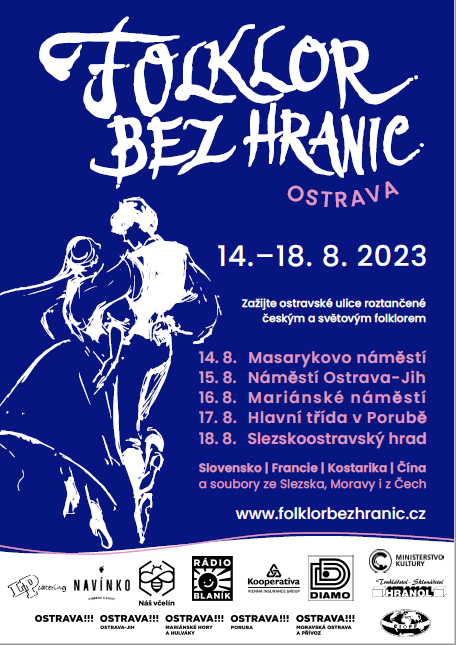 Ostravské ulice znovu roztančí Folklor bez hranic Ostravské ulice znovu roztančí Folklor bez hranic