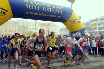 Foto: Start Ostravského maratonu v roce 2010