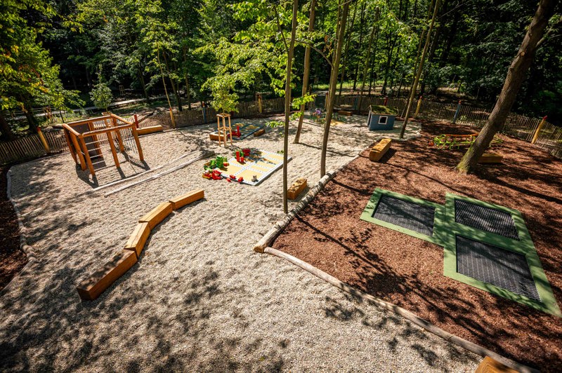 V parku nechybí jedinečné herní prvky