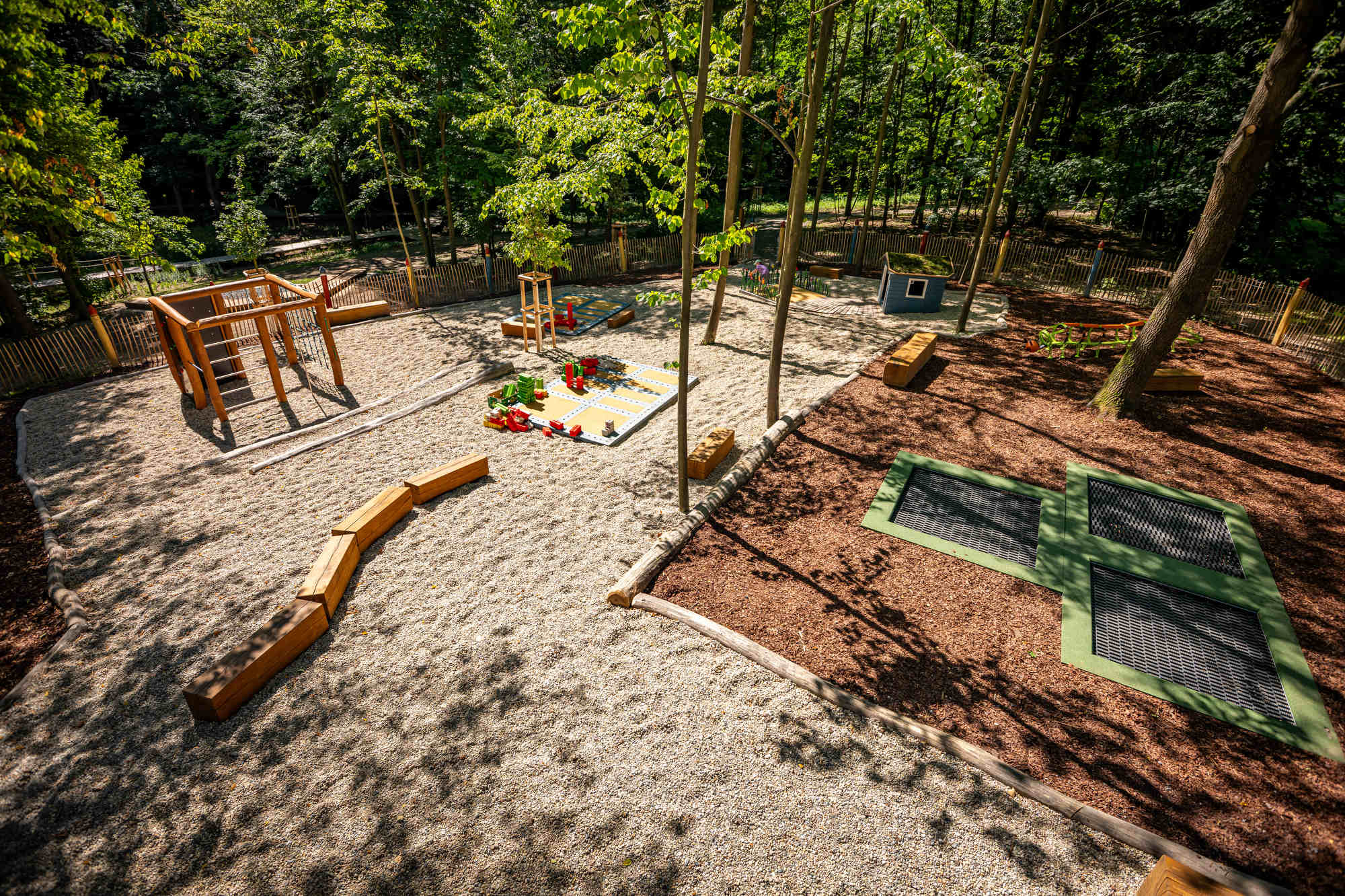 V parku nechybí jedinečné herní prvky