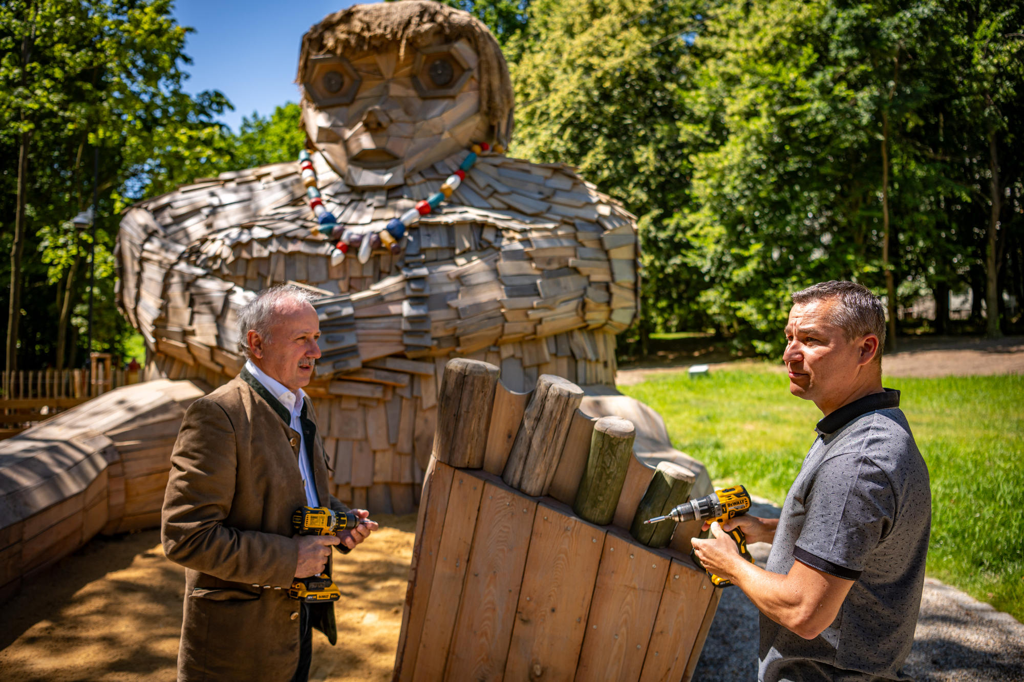 Slavnostního otevření se zúčastnil také náměstek primátora Aleš Boháč (vpravo)
