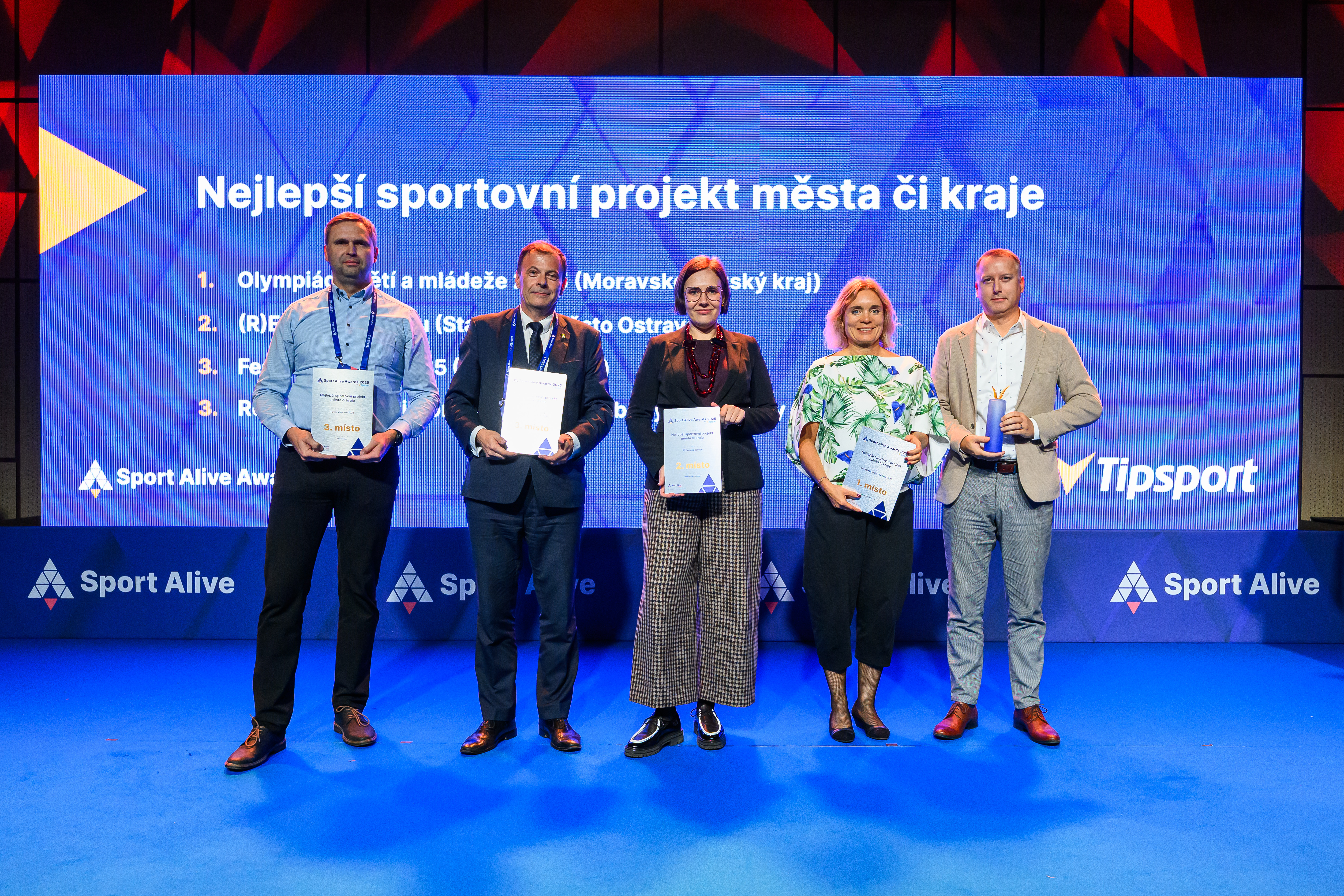 Slavnostní galavečer k vyhlášení ocenění Sport Alive Awards 2025 by Tipsport . Foto: Sport Alive