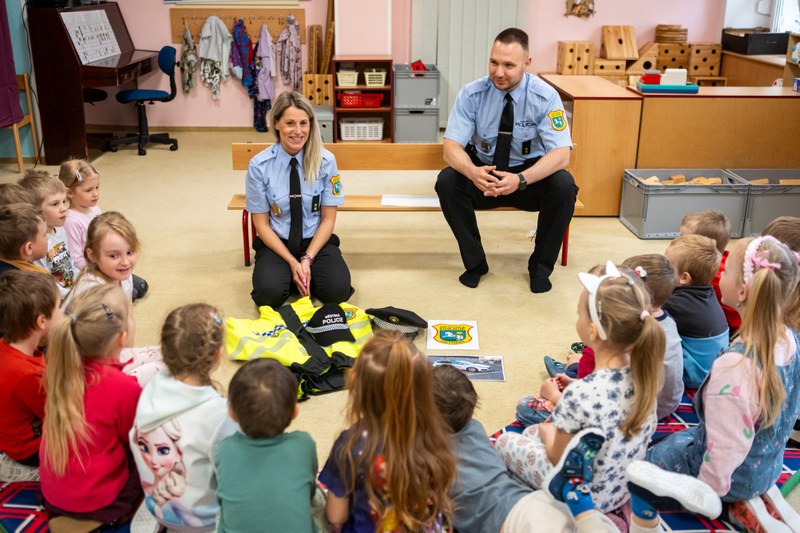 Ostravští strážníci nepodceňují prevenci ani u předškoláků