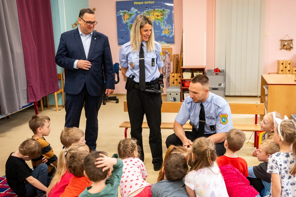 Preventivní aktivity přišel podpořit také ostravský primátor Jan Dohnal. Foto: Lukáš Kaboň