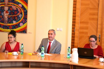 FOTO: Delegaci vedl Andrzej Mirga (uprostřed)