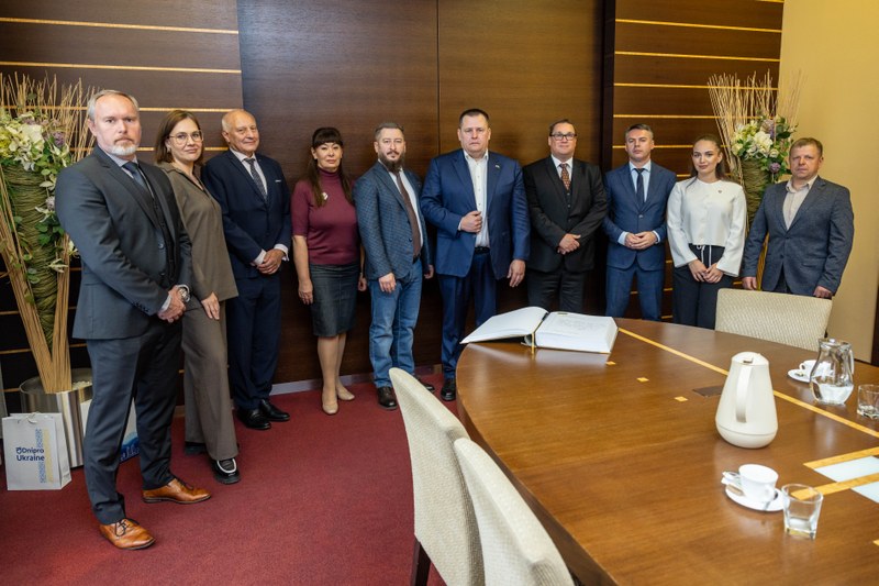 Ostravu navštívil primátor partnerského města Dnipra