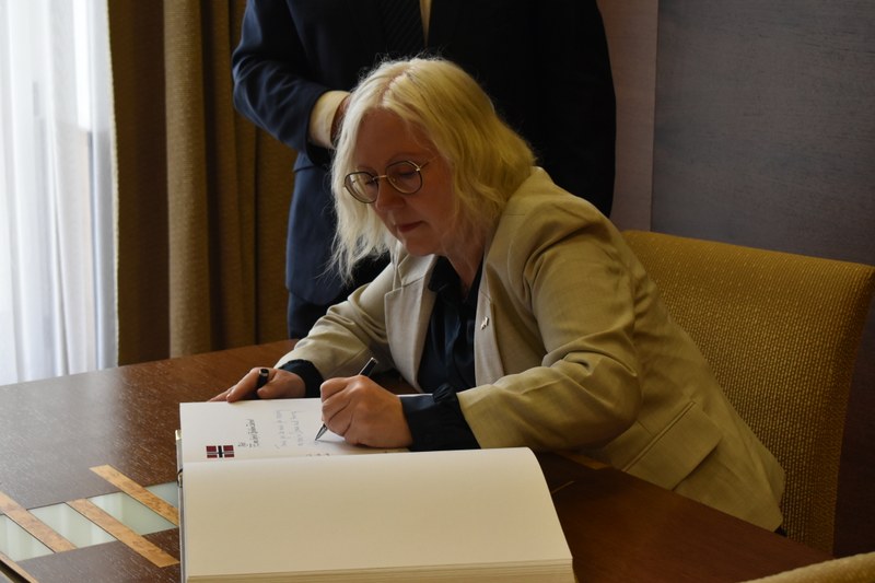 Ostravu navštívila norská velvyslankyně
