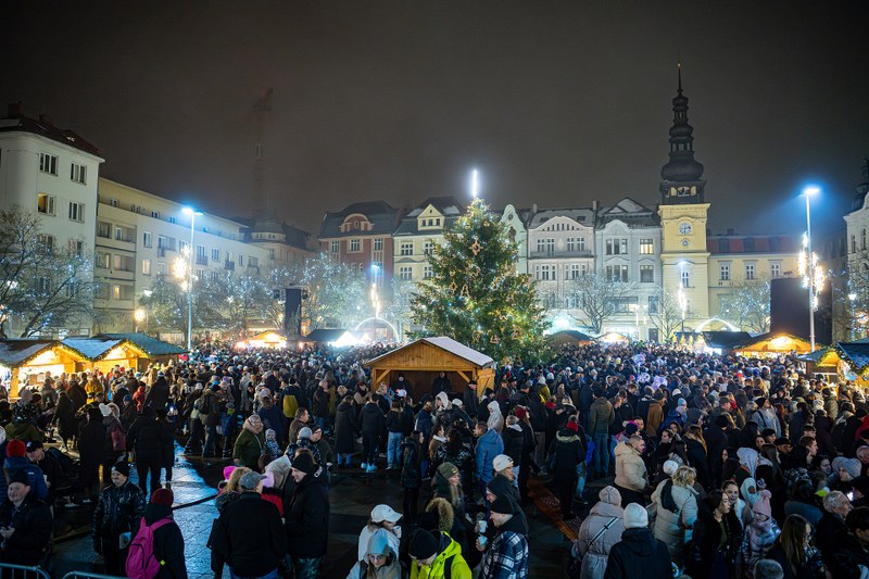 Ostravu znovu ovládla vánoční nálada