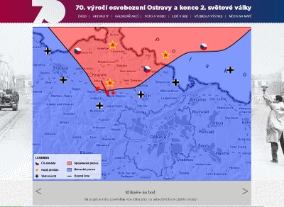 Úvodní stránka nového webu.