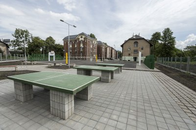 Víceúčelové sportovní hřiště budou využívat hlavně děti a mládež z oblasti Sirotčí ulice ve Vítkovicích. Foto: J. Zerzoň