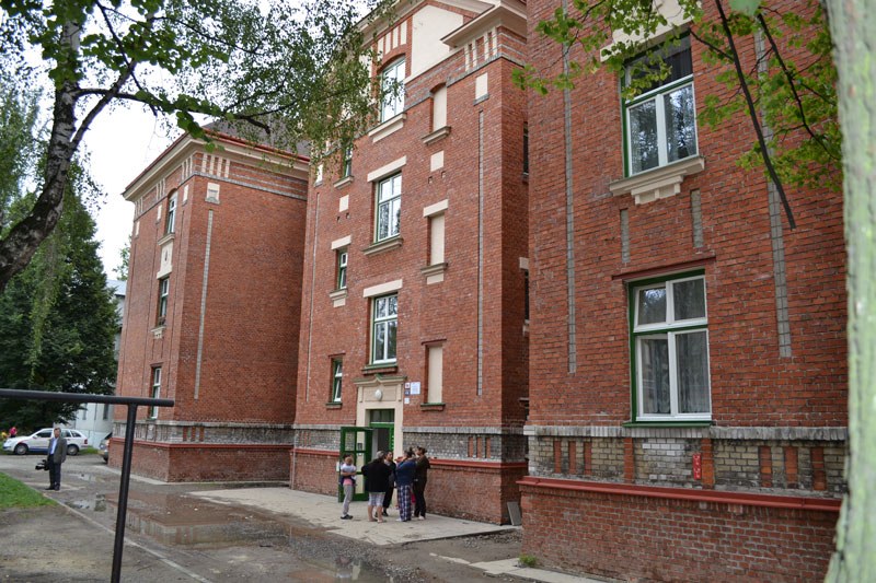 Historické domy v Sirotčí ul. po rekonstrukci. 