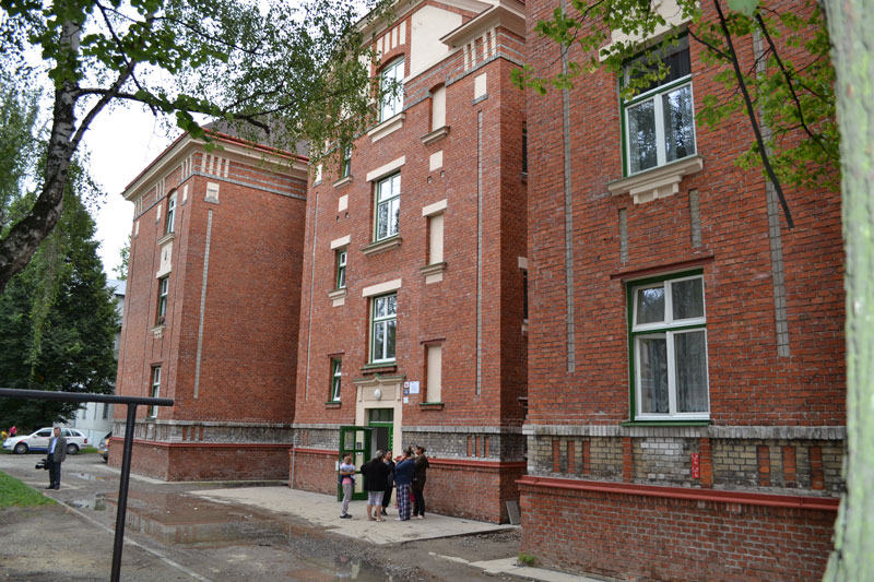 Historické domy v Sirotčí ul. po rekonstrukci. 