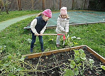 Jedním z podpořených projektů v loňském roce byly Ekohrátky barevné zahrádky, který se uskutečnily v mateřské škole v Blahoslavově ulici. Foto: archiv OZO