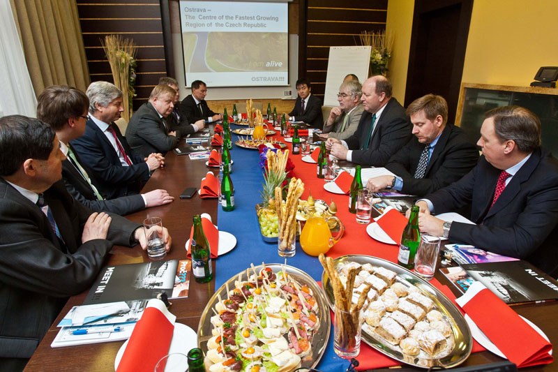 Podobná města - podobná témata setkání v radnici