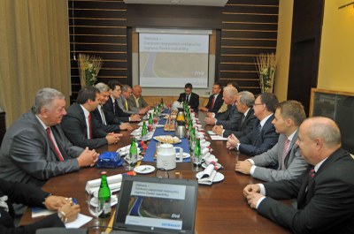 Přijetí delegace z Volgogradu v Nové radnici. Foto: J. Urban