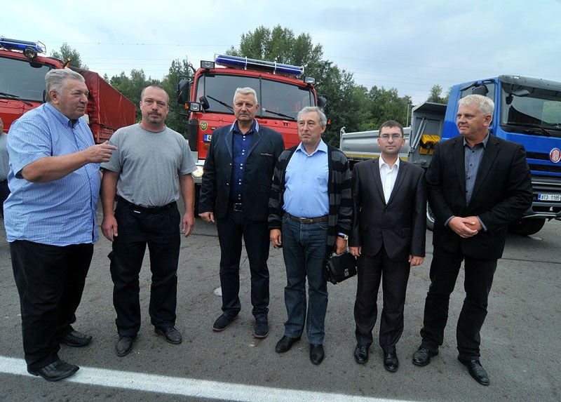 Ruští hosté v Centru bezpečné jízdy.