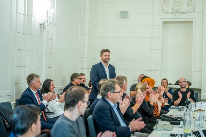 Petr Kopecký je opět rektorem. Foto OSU.