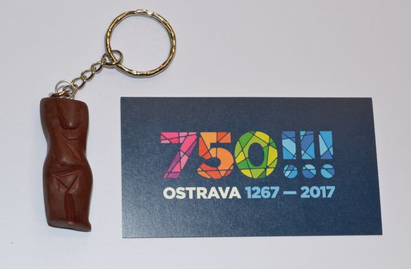 Výsledek práce studentů - klíčenka s Petřkovickou venuší. 