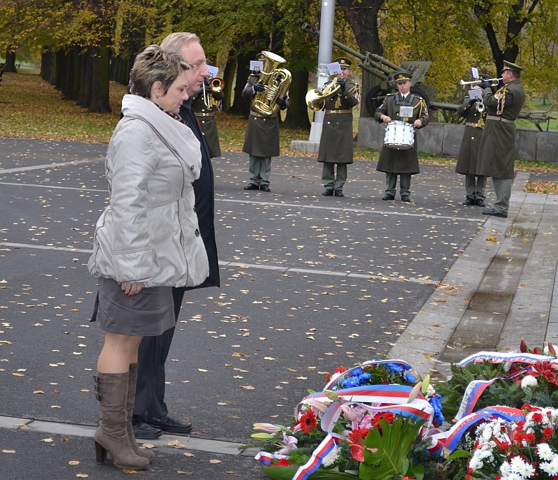 Delegace města Ostravy - M. Trojáková a A. Maštalíř
