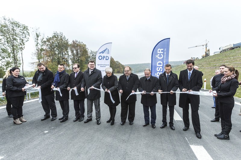 Slavnostní zahájení provozu v Hrabyni.