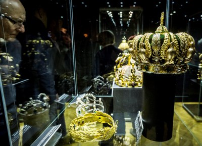 Koruny císaře Napoleona Bonaparta. Foto: J. Zerzoň