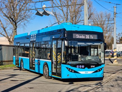 Nový trolejbus Škoda 36 Tr ve službách ostravské MHD. Foto: DPO