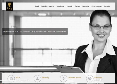 Webové stránky akce. Snímek http://ladybusiness.cz/